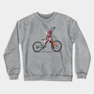 downhill rider Crewneck Sweatshirt